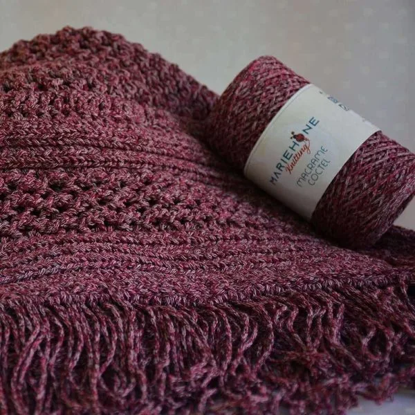 Mariehone Macrame Coctel Makramee-Garn 2 mm, 200 m – recycelt, OEKO-TEX – Ansicht 2