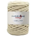 Mariehone Makramee-Kordel 4 mm – 80% recycelte Baumwolle, OEKO-TEX, 55 m / 250 g