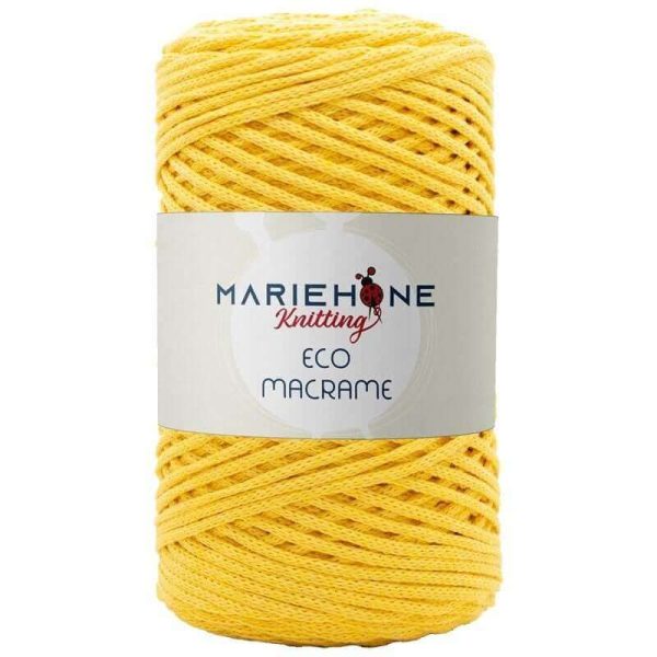 Mariehone Eco Macrame: recyceltes Makramee-Garn, OEKO-TEX, weich & formstabil - Bild 1