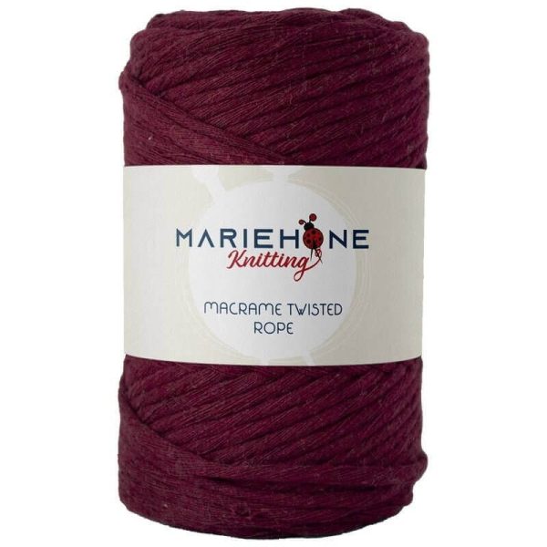 Mariehone Twisted Rope Makramee-Seil 4 mm, 75 m – OEKO-TEX, recycelt, 26 Farben - Bild 1