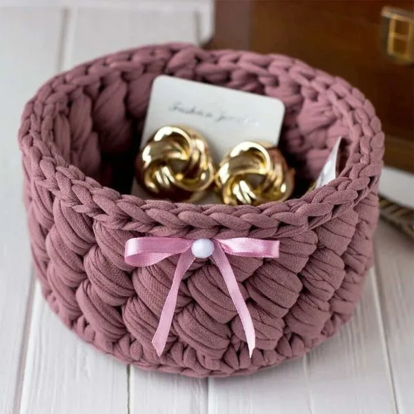 Mariehone recyceltes T-Shirt-Garn – 450 g/100 m Textilgarn zum Häkeln, Stricken – Ansicht 3