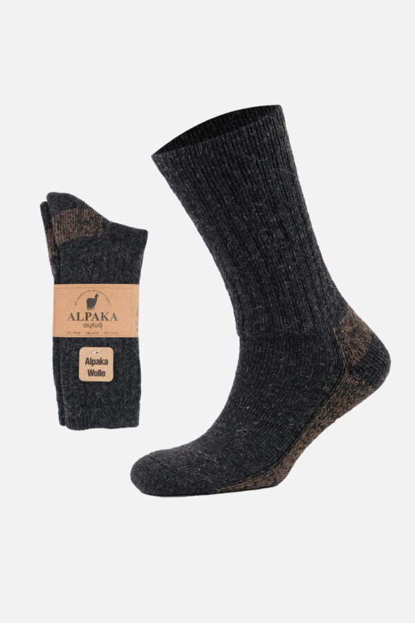 Aytuğ Alpaka-Wintersocken A-6005 – Unisex, thermoregulierend & hypoallergen - Bild 2