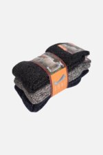 Aytuğ Herren Haussocken Norweger-Frottee 3 er-Pack – warm & atmungsaktiv Winter - Bild 2