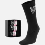 Bambussocken Damen 3er-Pack schwarz – Aytuğ Geschenkbox