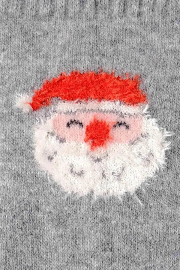 Aytuğ Weihnachtssocken Damen grau Lammwolle 36–40 – wärmend – Ansicht 3