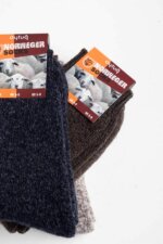 Aytuğ A-2038 Damen Winter-Haussocken 3 er-Pack – Norweger, Wolle, frotteeweich - Bild 3