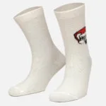 Aytuğ Weihnachtssocken Damen Plüsch Beige 36-40 – warm, Mützenmotiv, 9.9 CHF