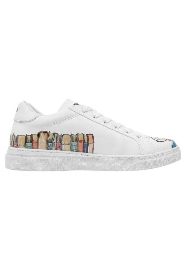 Dogo Damen Sneaker aus Vegan-Leder weiß Wise Owl – atmungsaktiv & rutschfest - Bild 6