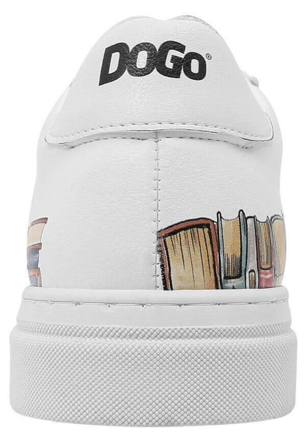 Dogo Damen Sneaker aus Vegan-Leder weiß Wise Owl – atmungsaktiv & rutschfest - Bild 8