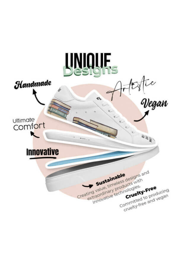 Dogo Damen Sneaker aus Vegan-Leder weiß Wise Owl – atmungsaktiv & rutschfest - Bild 4