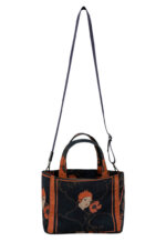 Dogo Vegane Tote Bag Schwarz Medium – Folly or Saintliness Damen Umhängetasche - Bild 4