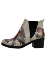 Dogo Damen Stiefeletten veganes Leder Beige – Chatting on a Branch, rutschfest - Bild 4