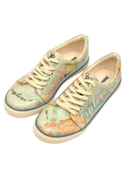 DOGO vegane Damen-Sneaker Explore-Design Blau – rutschfest & bequem