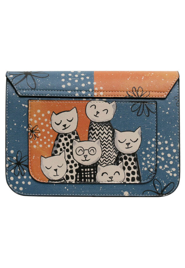 Dogo Y-Generation Damen-Handtasche aus veganem Leder, Multicolor Family Portrait - Bild 2