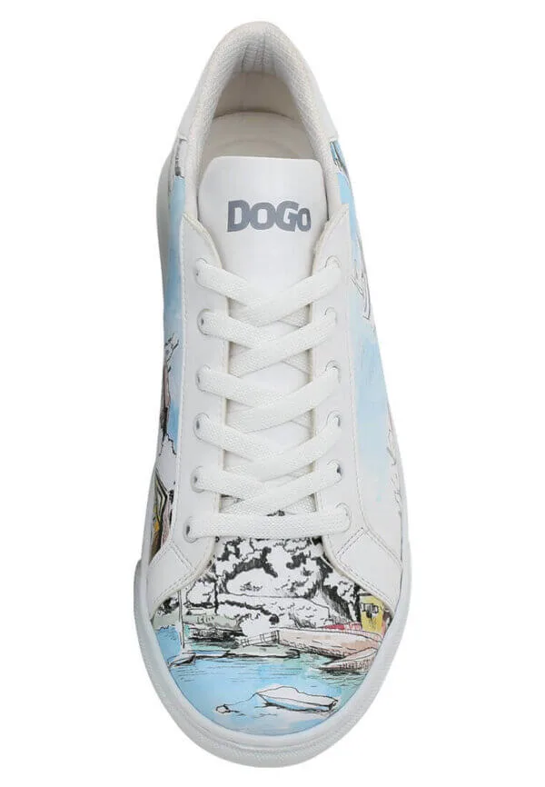 Dogo vegane Damen-Sneaker weiß – Lago di Como, atmungsaktiv & rutschfest – Ansicht 5