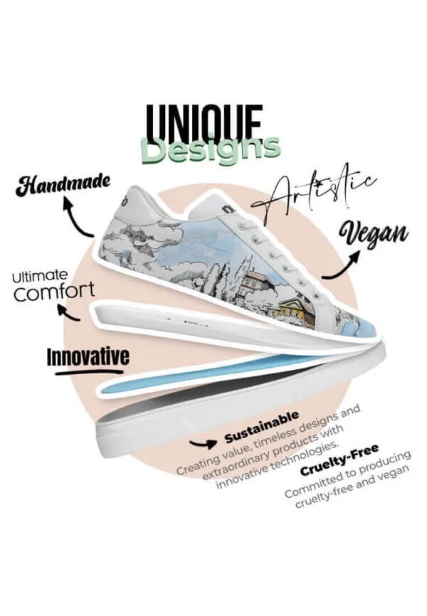 Dogo vegane Damen-Sneaker weiß – Lago di Como, atmungsaktiv & rutschfest – Ansicht 3