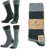 Aytuğ Thermo-Socken 2 er-Pack Alpakawolle – warm, atmungsaktiv, rutschfest - Bild 2