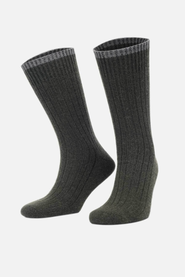 Aytuğ Herren Thermo-Knöchelsocken aus Lammwolle 4 er-Box – warm & atmungsaktiv - Bild 4