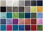 Mariehone Algodon Garn – Farbkarte mit allen 35 Farben A100–A134